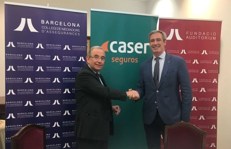 Caser y el Colegio de Mediadores de Seguros de Barcelona renuevan su colaboración