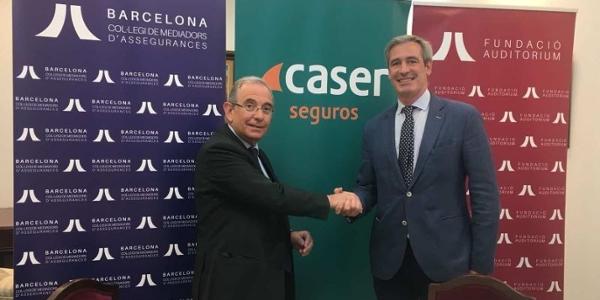 Caser y el Colegio de Mediadores de Seguros de Barcelona renuevan su colaboración